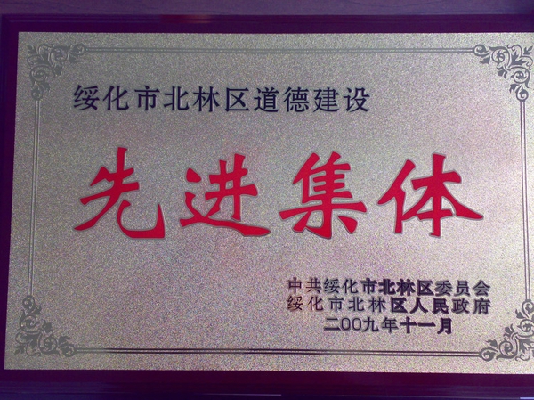 30、08年3月5日团市委授予爱心传递志愿者服务队（也是全市6支服务队大旗中的一面） - 爱心传递志愿者服务队 - 绥化市爱心传递志愿者服务队